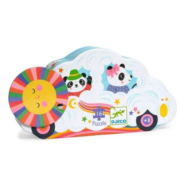 Puzzle Wolkenauto 16 Teile – Djeco