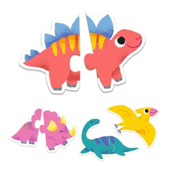 Puzzle Duo Dinos Lernspiel – Djeco