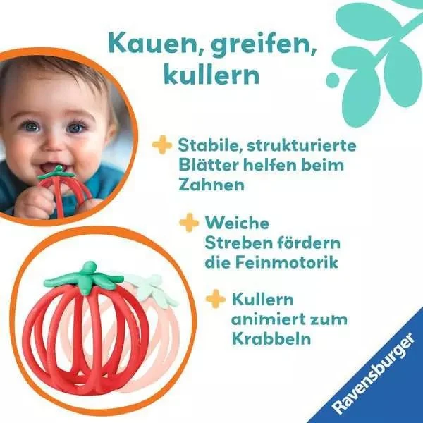 Kuller-Greifling: Tomate - Babyspielzeug