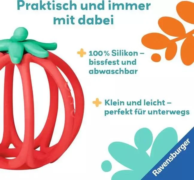 Kuller-Greifling: Tomate - Babyspielzeug