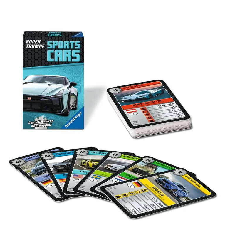 Kartenspiel Supertrumpf Sport-Cars – Sportwagen