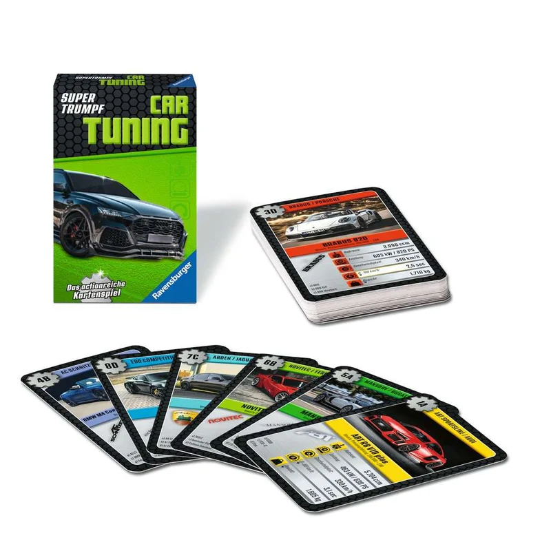 Kartenspiel Supertrumpf Car Tuning – getunte Fahrzeuge