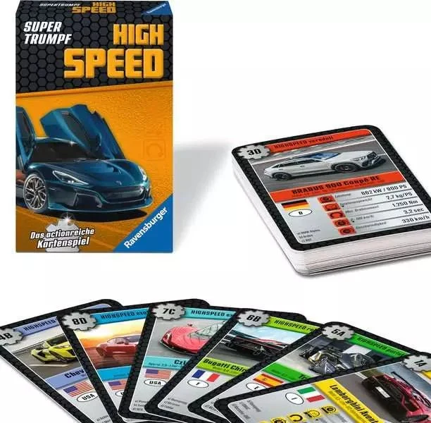 Kartenspiel Supertrumpf High Speed – Autos