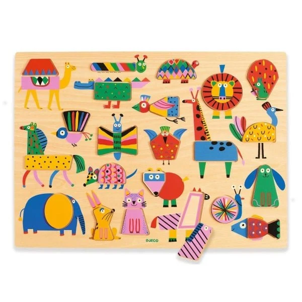 Riesenpuzzle GEO Holzpuzzle ab 2 Jahren