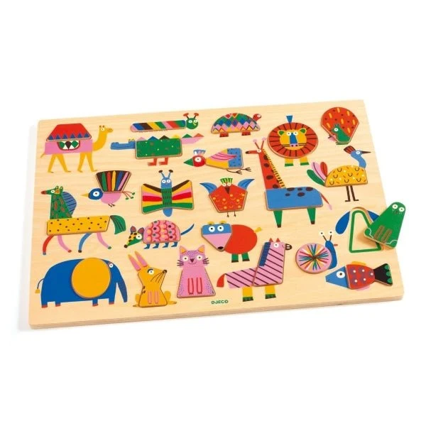 Riesenpuzzle GEO Holzpuzzle ab 2 Jahren