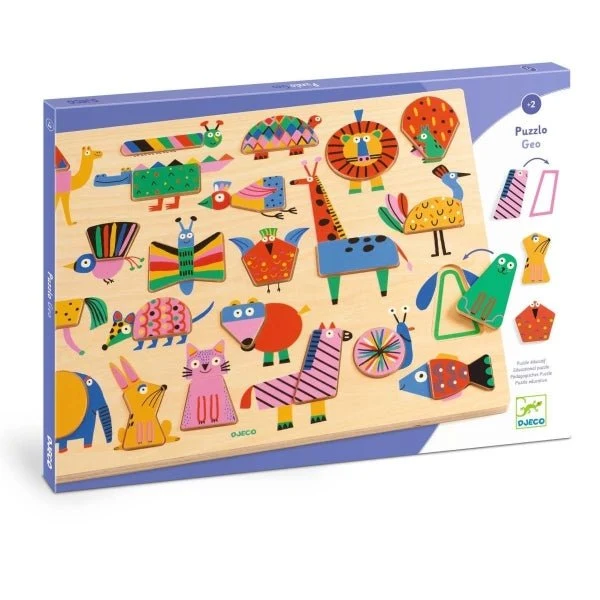 Riesenpuzzle GEO Holzpuzzle ab 2 Jahren