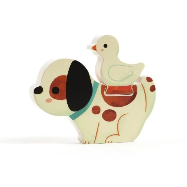 Puzz & Play Freunde Holzpuzzle ab 18 Monaten – Djeco