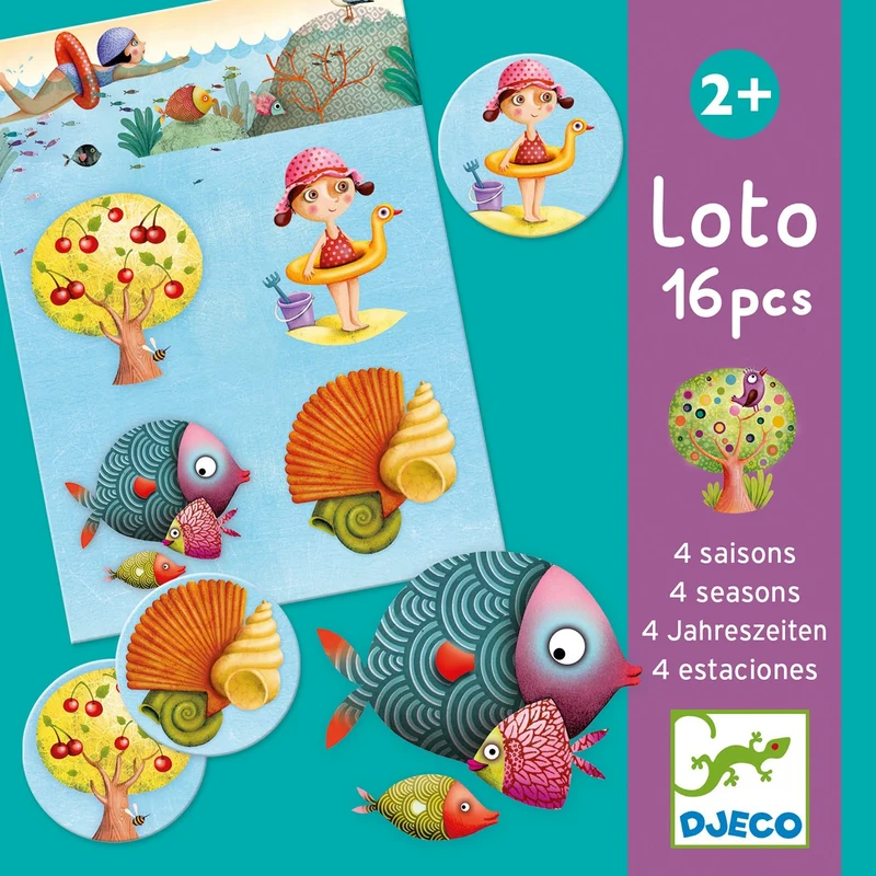 Lotto Lernspiel - 4 Jahreszeiten