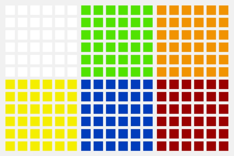 MoYu AoShi 6x6 GTS Sticker Set