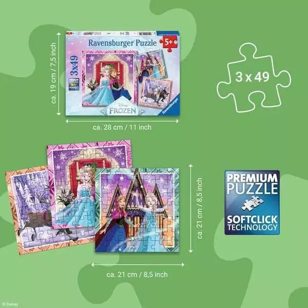 Disney Frozen Puzzle 3x49 Teile – Ravensburger