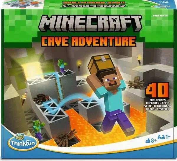 ThinkFun Minecraft Cave Adventure – Logikspiel ab 8 Jahren