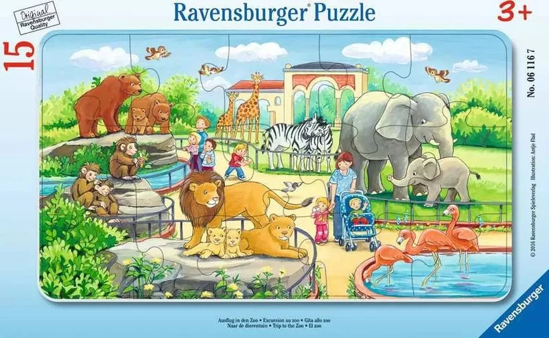 Zoo Rahmenpuzzle ab 3 Jahren – Ravensburger