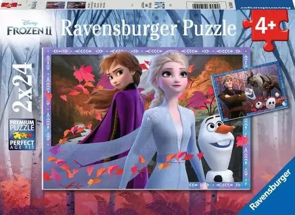 Kinderpuzzle Disney Die Eiskönigin 2 – Frostige Abenteuer – 2×24 Teile