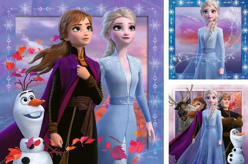 Disney Die Eiskönigin 2 – Die Reise beginnt – 3×49 Teile – Kinderpuzzle