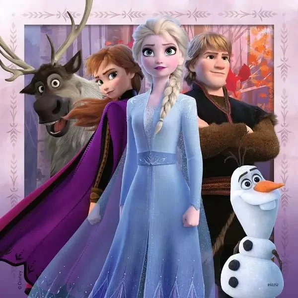 Disney Die Eiskönigin 2 – Die Reise beginnt – 3×49 Teile – Kinderpuzzle