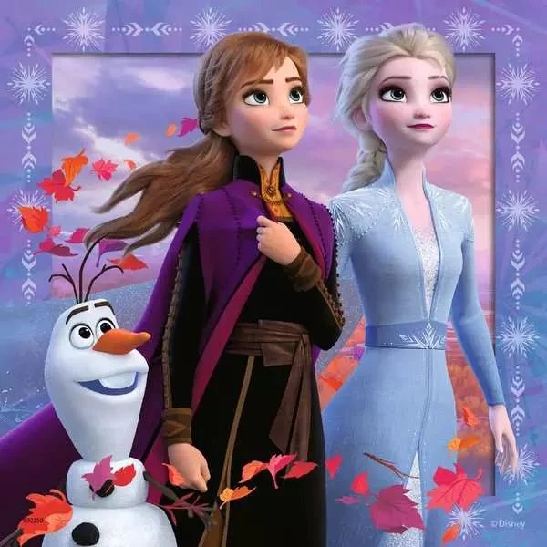 Disney Die Eiskönigin 2 – Die Reise beginnt – 3×49 Teile – Kinderpuzzle