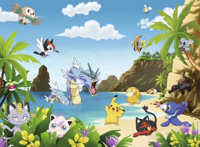 Kinderpuzzle ab 8 Jahren - Pokemon: Schnapp sie dir alle! - 200 Teile