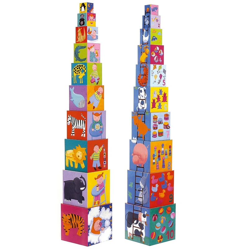 Stapelturm - Kunterbunte Spielpyramide