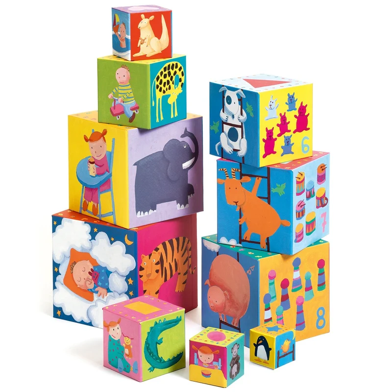 Stapelturm - Kunterbunte Spielpyramide