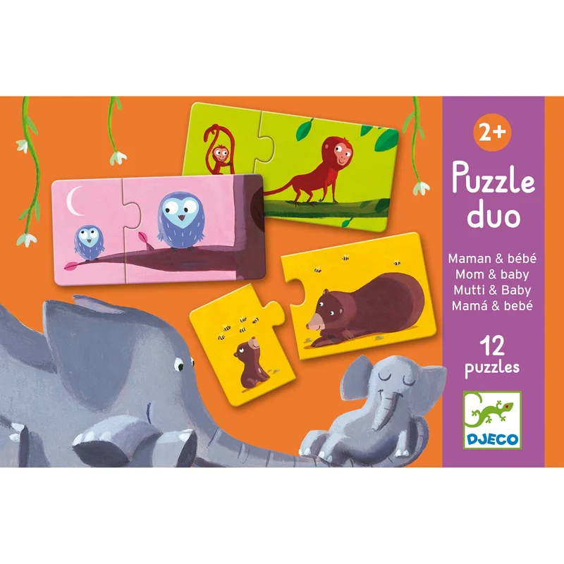 Lernspiel: Puzzle duo: Mami & Kind