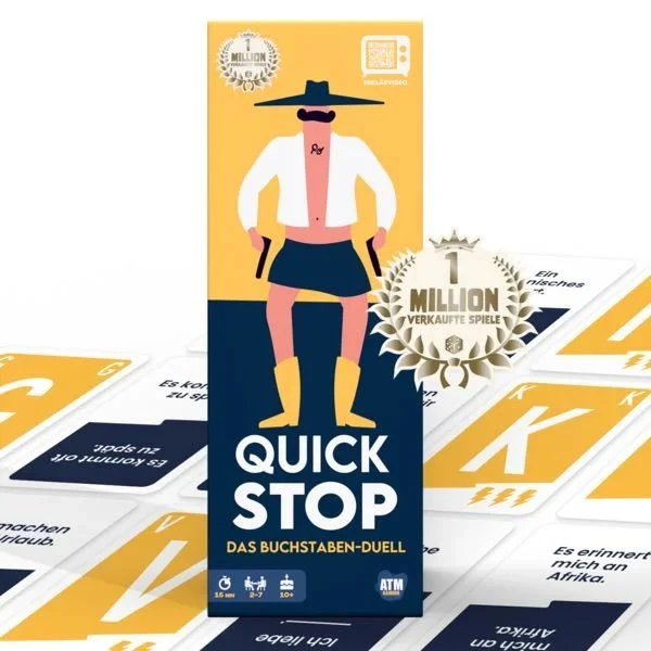 QuickStop Das Buchstaben Duell – Kartenspiel ab 10 Jahren