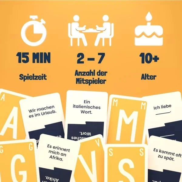 QuickStop Das Buchstaben Duell – Kartenspiel ab 10 Jahren