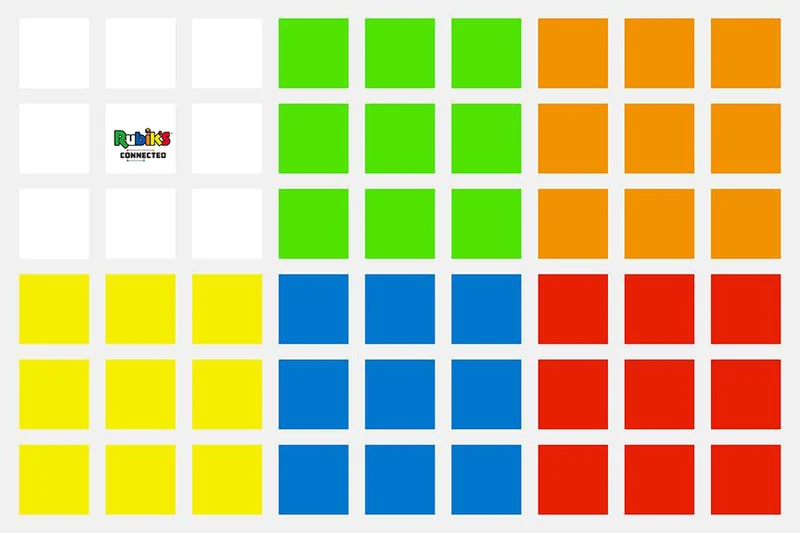 Rubik's Connected 3x3 Sticker Set