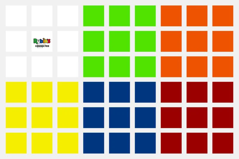 Rubik's Connected 3x3 Sticker Set