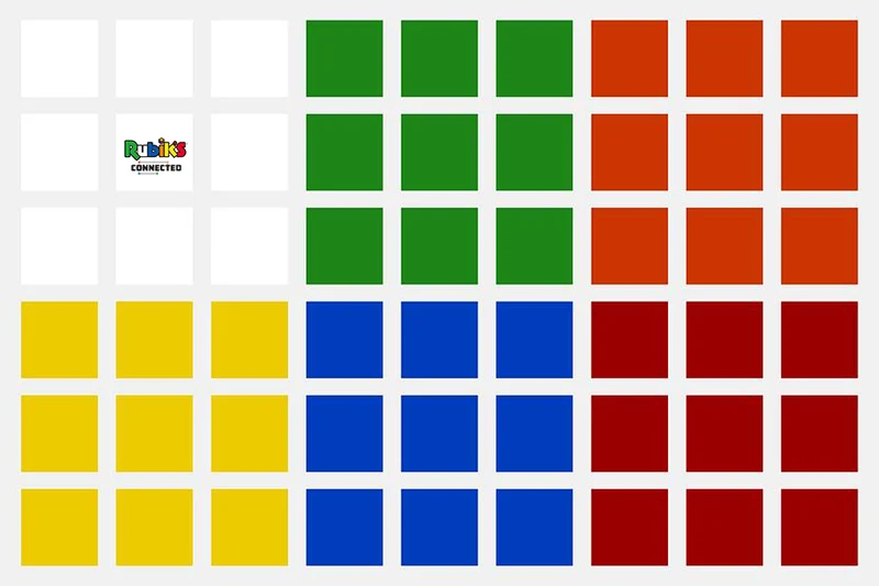 Rubik's Connected 3x3 Sticker Set