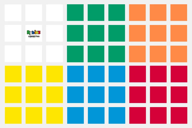Rubik's Connected 3x3 Sticker Set