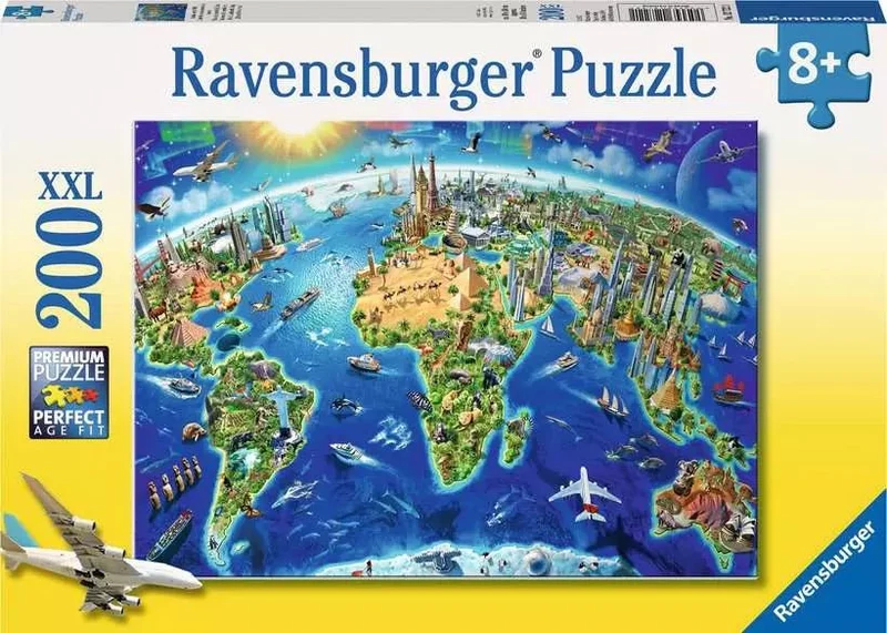 Große weite Welt – Ravensburger Kinderpuzzle mit 200 XXL Teilen