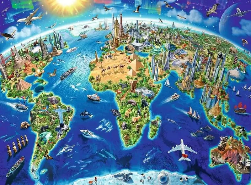 Große weite Welt – Ravensburger Kinderpuzzle mit 200 XXL Teilen