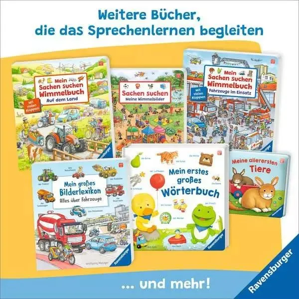 Bücher-Set Meine ersten Wörter – 6 Mini-Pappbilderbücher für Kleinkinder