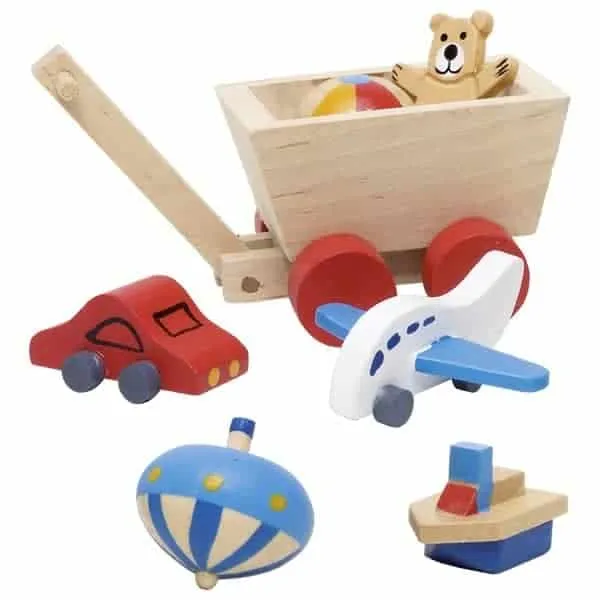 Kinderzimmer Zubehör für Puppenhaus aus Holz