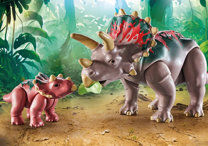 Playmobil®Dinos 71821 - Triceratops mit Jungtier