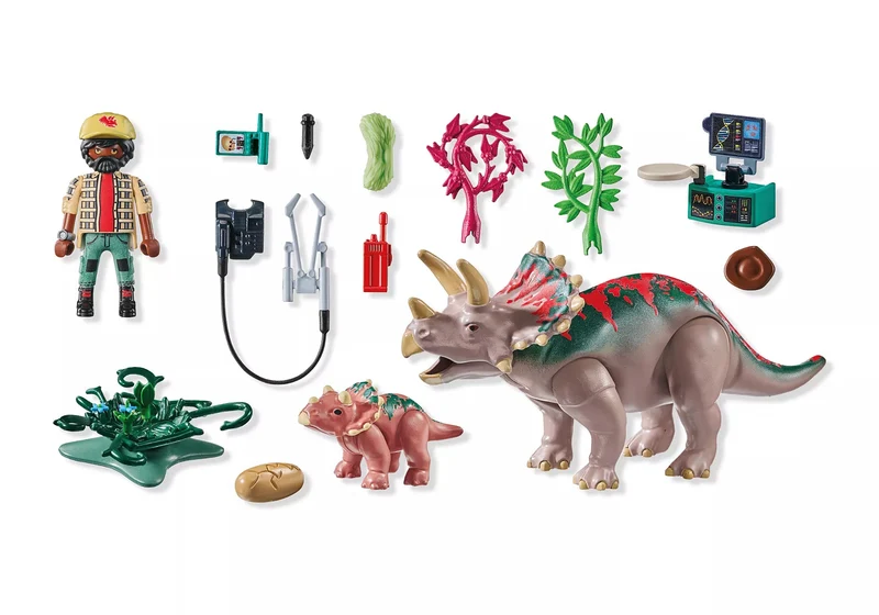 Playmobil®Dinos 71821 - Triceratops mit Jungtier