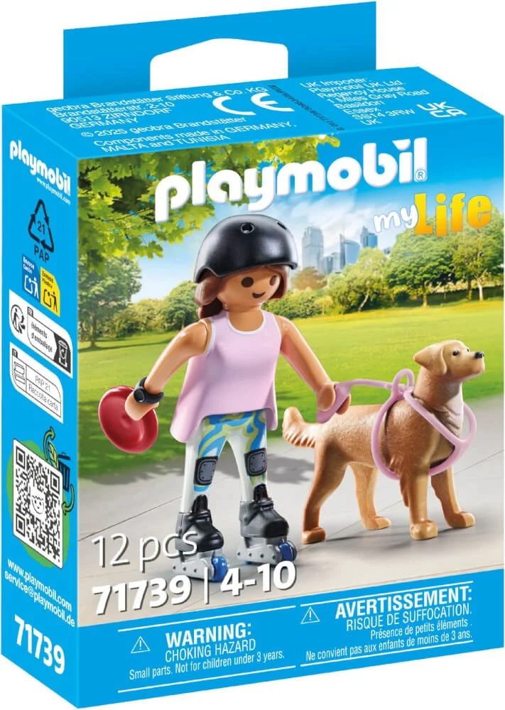 Playmobil® My Life 71739 - Inlinerin mit Retriever