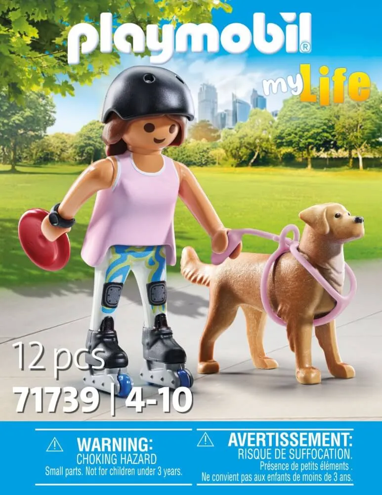 Playmobil® My Life 71739 - Inlinerin mit Retriever
