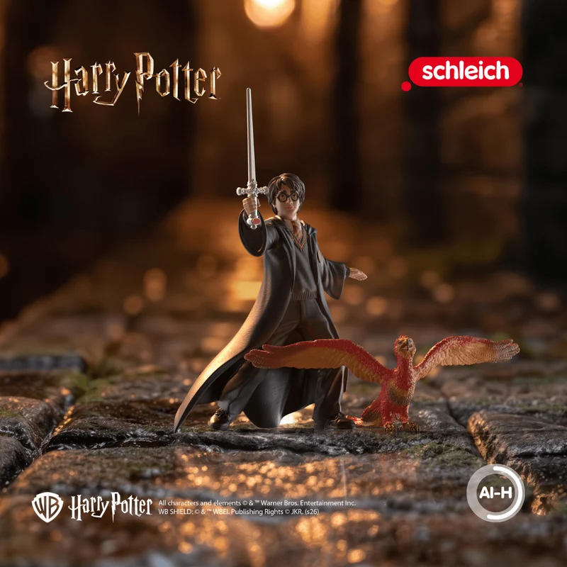 Harry & Fawkes mit Schwert – Schleich Harry Potter