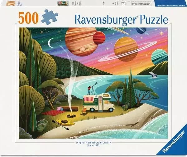 Camping unter kosmischem Himmel Puzzle 500 Teile
