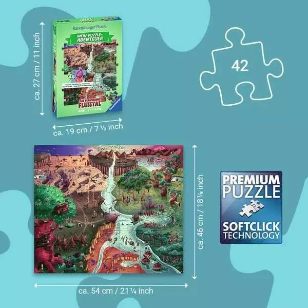 Puzzle-Abenteuer Flusstal 42 Teile – Ravensburger