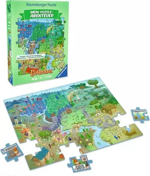 Puzzle-Abenteuer Drachen 42 Teile – Ravensburger