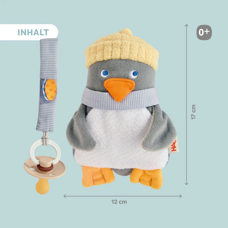 Schnullertier Pinguin – Schnullerhalter ab 0 Monaten