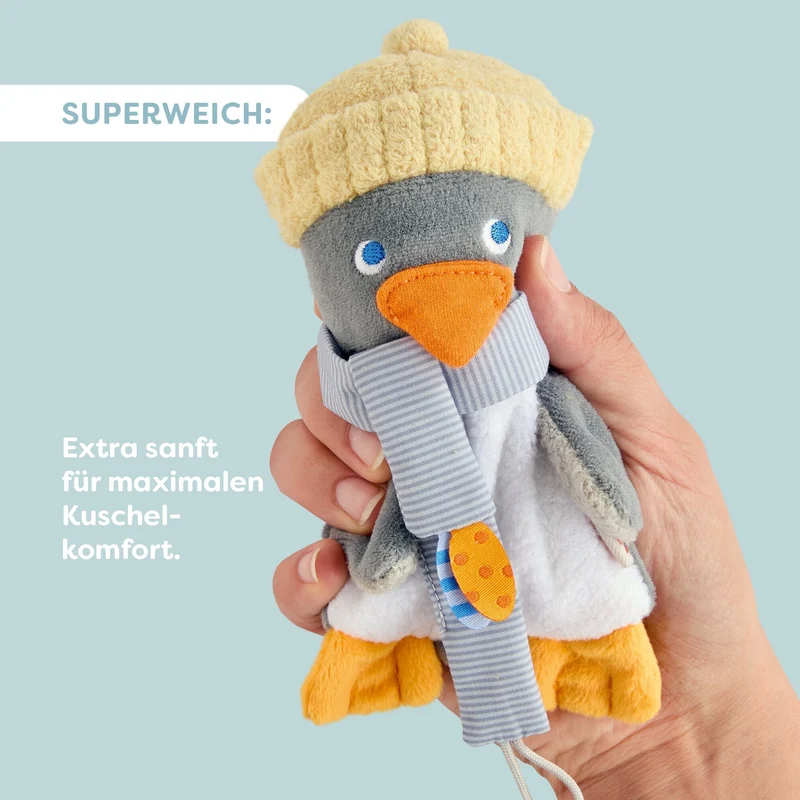 Schnullertier Pinguin – Schnullerhalter ab 0 Monaten