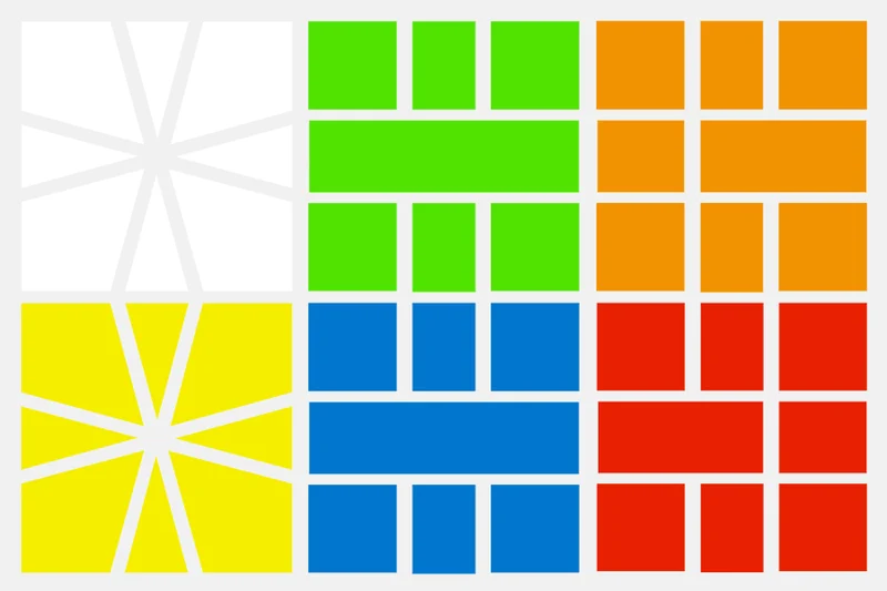 X-Man Volt Square-1 Sticker Set