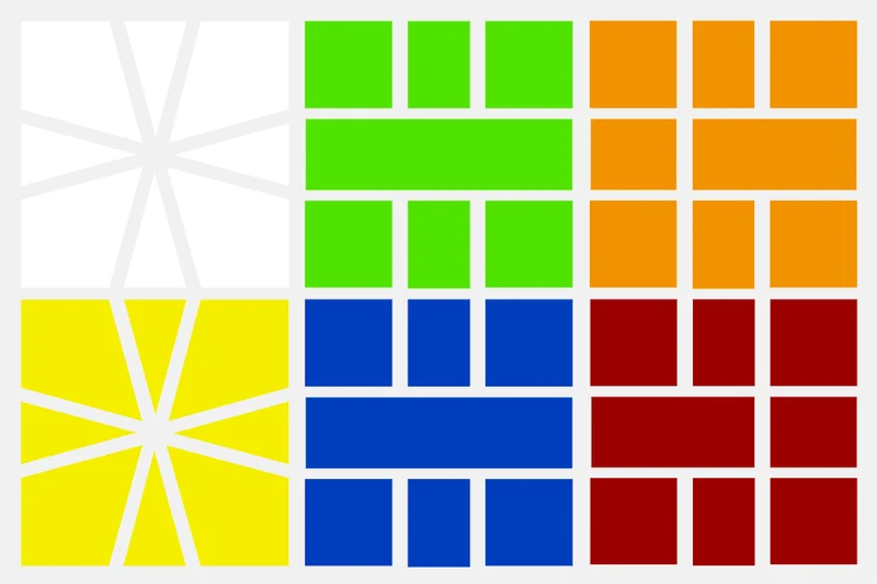 X-Man Volt Square-1 Sticker Set