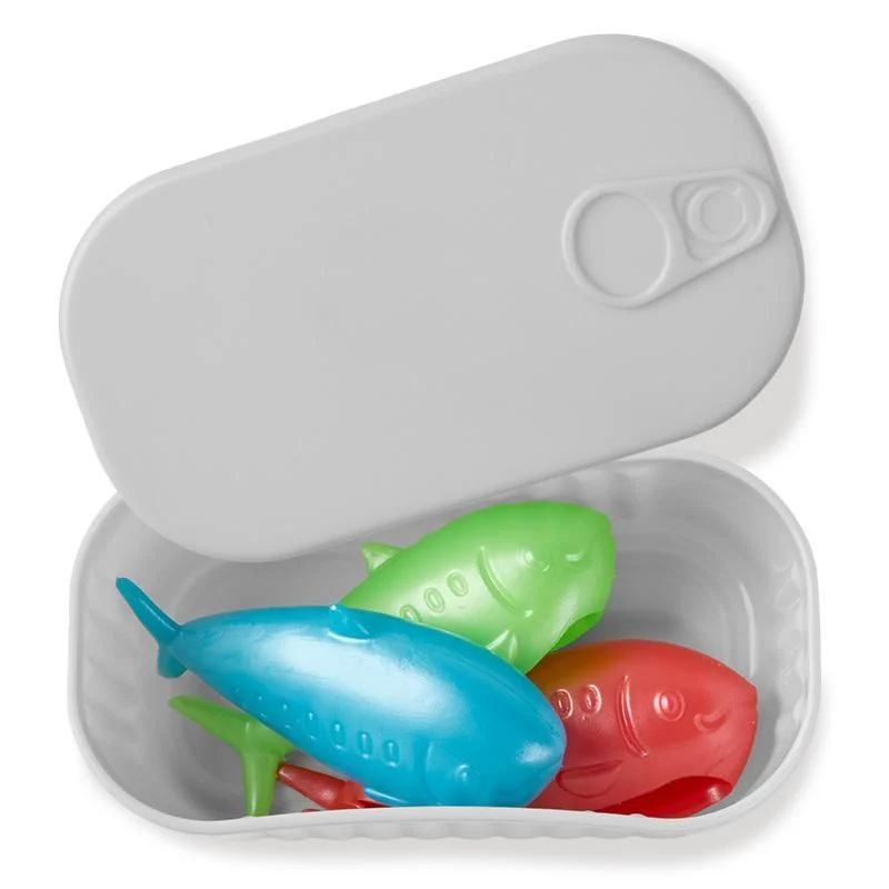 Sardinen Fingerschleuder 3er-Set – Sticky-Gummi-Spielzeug