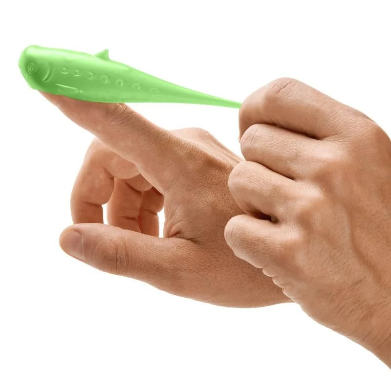Sardinen Fingerschleuder 3er-Set – Sticky-Gummi-Spielzeug