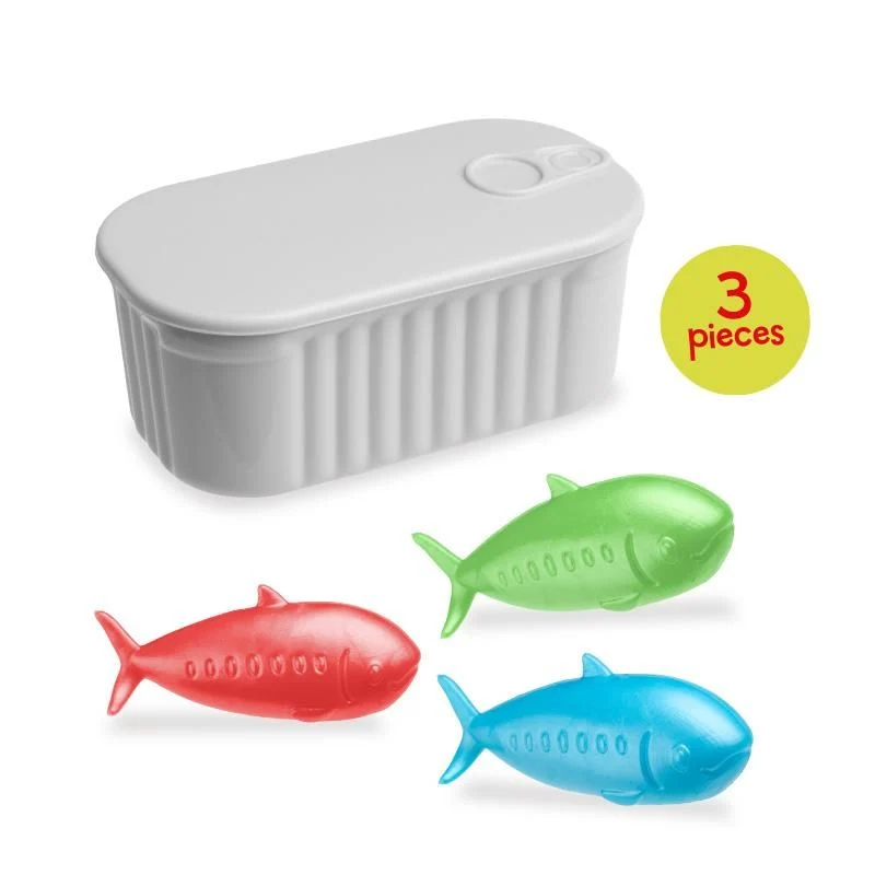 Sardinen Fingerschleuder 3er-Set – Sticky-Gummi-Spielzeug