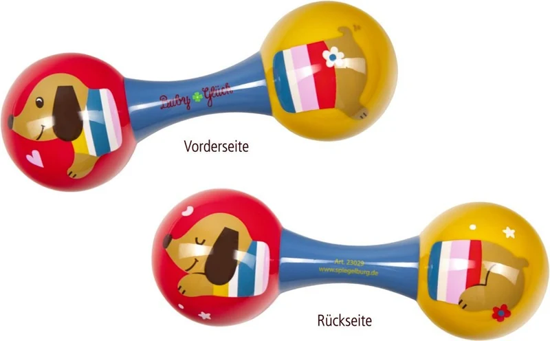Maracas Dackel BabyGlück – Babyrassel ab 0 Monaten – Spiegelburg